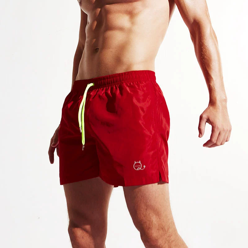 Trendy Quick-Drying Loose Gradient Swimming Trunks
