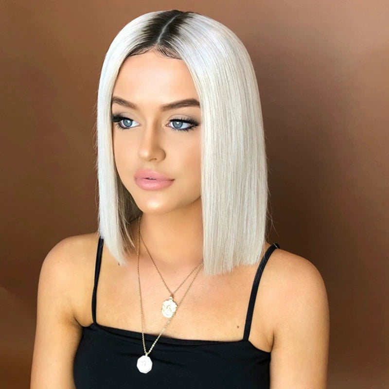 Colorful Short Straight Hair Wig