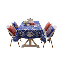 Classical Cotton Ink Lotus Tablecloth