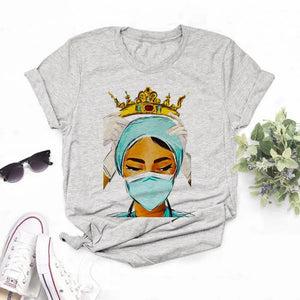 Nurse is Hero Print T-shirts