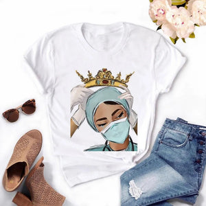 Nurse is Hero Print T-shirts