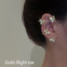 Gold Color Moon Star Clip Earrings For Women