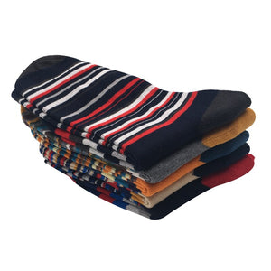 Latest Design Striped Multi-pack Cotton Socks