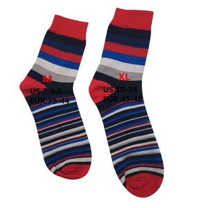 Latest Design Striped Multi-pack Cotton Socks