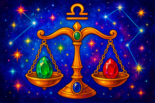 Regenerate the Libra image with true colors not subdued
