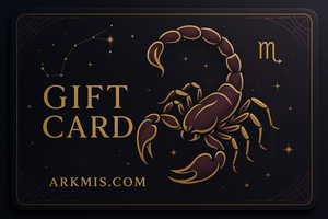 Scorpio themed gift card for ArkMis.com