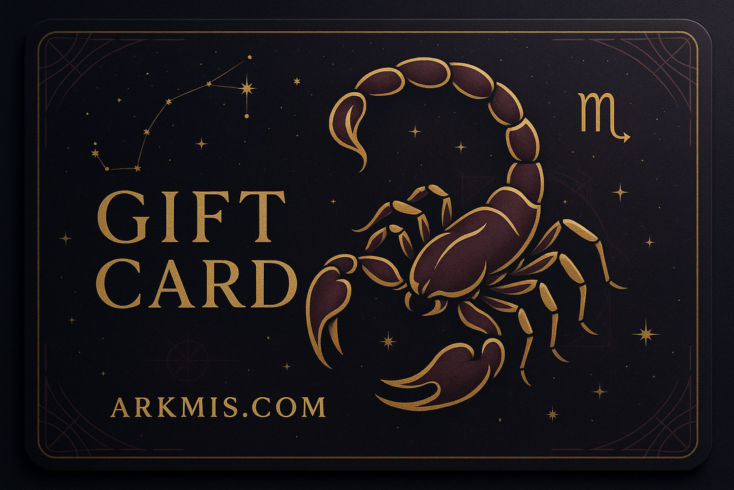 Scorpio themed gift card for ArkMis.com