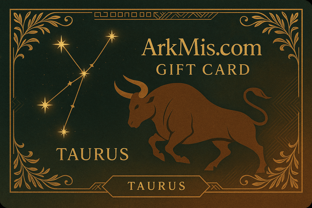 Taurus themed gift card for ArkMis.com