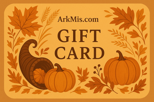 Thanksgiving themed gift card for ArkMis.com