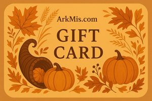 Thanksgiving themed gift card for ArkMis.com