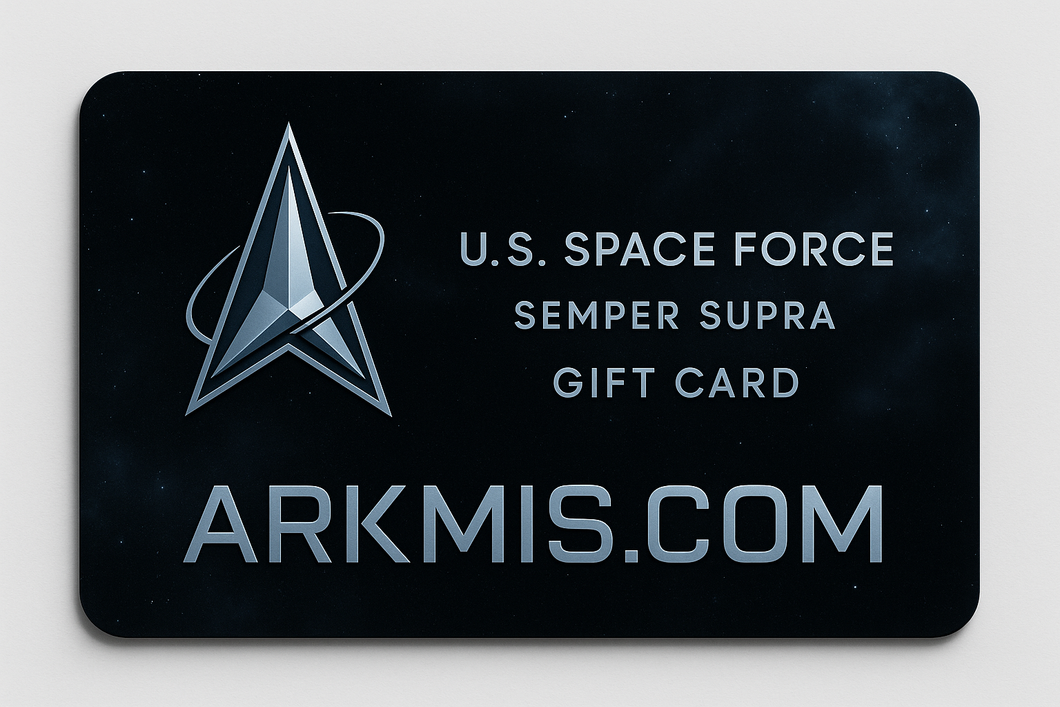 U.S. Space Force themed gift card for ArkMis.com