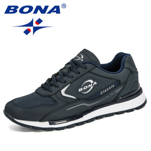 BONA Designer Nubuck Leather Sneakers