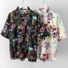 Dark Icon Printed Hawaiian Shirt