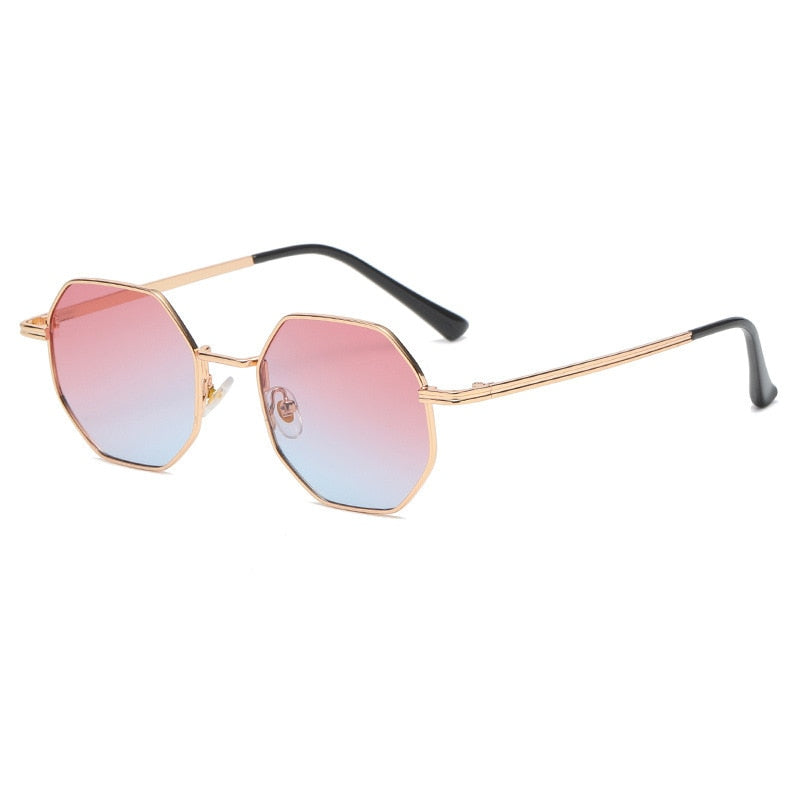 Luxury Square Small Frame Polygon Sunglasses