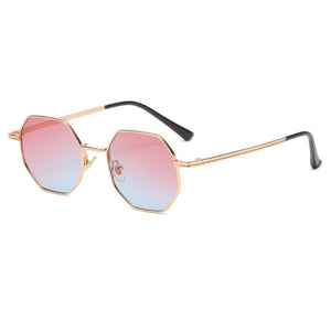 Luxury Square Small Frame Polygon Sunglasses