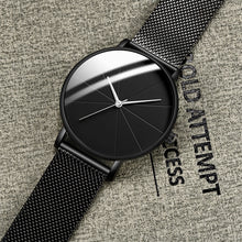 Minimalist Simple Ultra Thin Stainless Steel Mesh Belt Watch