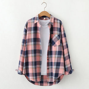 Plaid Long Sleeve Flannel Shirts