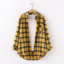 Plaid Long Sleeve Flannel Shirts