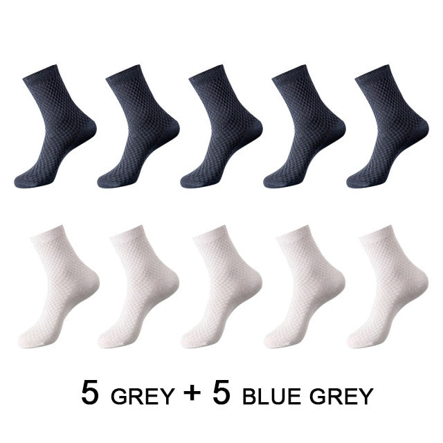 10 Pairs Bamboo Fiber Compression Socks