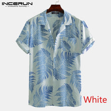 Hawaiian Tropical Floral Print Short Sleeve Shirt