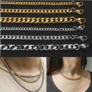 Stainless Steel Cuban Link Chains