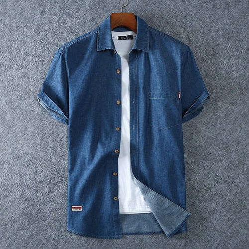 Denim Short Sleeve Shirt