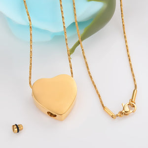 Classic Heart Urn Necklace