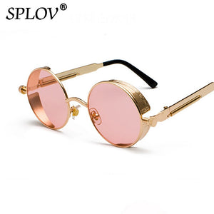 Vintage Round Polarized Retro Small Metal Circle Sunglasses