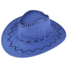 Faux Suede Western Hat