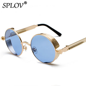 Vintage Round Polarized Retro Small Metal Circle Sunglasses