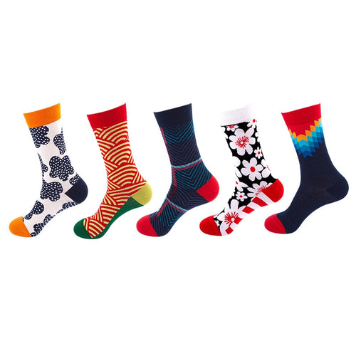 Combed Cotton Colorful Creative Socks