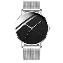 Minimalist Simple Ultra Thin Stainless Steel Mesh Belt Watch