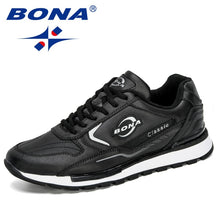 BONA Nubuck Leather Trendy Sneakers