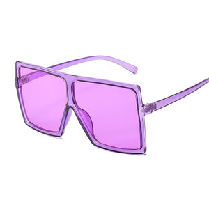 Oversized Square Retro Sunglasses