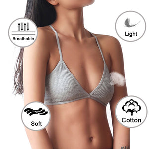 2 PCS Comfort Cotton French Style Bra