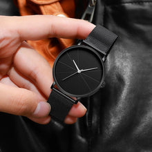 Minimalist Simple Ultra Thin Stainless Steel Mesh Belt Watch