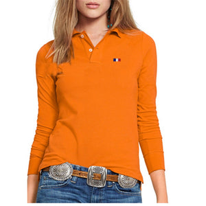 Long-Sleeve Cotton Casual Slim Sport Shirt