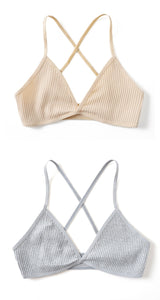 2 PCS Comfort Cotton French Style Bra