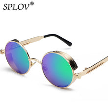 Vintage Round Polarized Retro Small Metal Circle Sunglasses