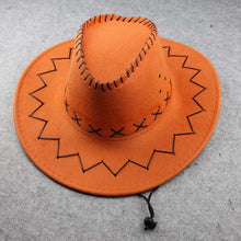 Faux Suede Western Hat