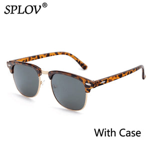 Semi Rimless Polarized Sunglasses