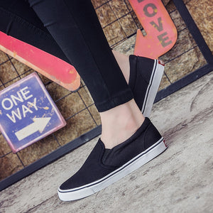 Casual Canvas Slip-On Low Style Breathable Shoes