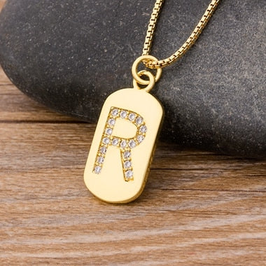 New Design Initial or Letter Copper Necklace
