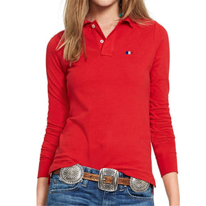 Long-Sleeve Cotton Casual Slim Sport Shirt