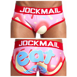 Jockmail Colorful Breathable Spandex Animal Cartoon Low Waist  Briefs