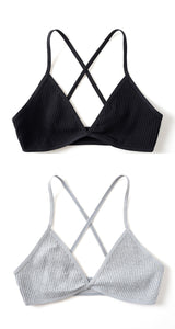 2 PCS Comfort Cotton French Style Bra