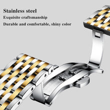 Stainless Steel Hidden Clasp Luminous Wrist Watch