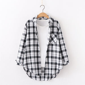 Plaid Long Sleeve Flannel Shirts