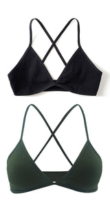 2 PCS Comfort Cotton French Style Bra