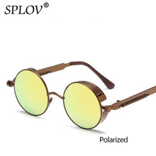 Vintage Round Polarized Retro Small Metal Circle Sunglasses